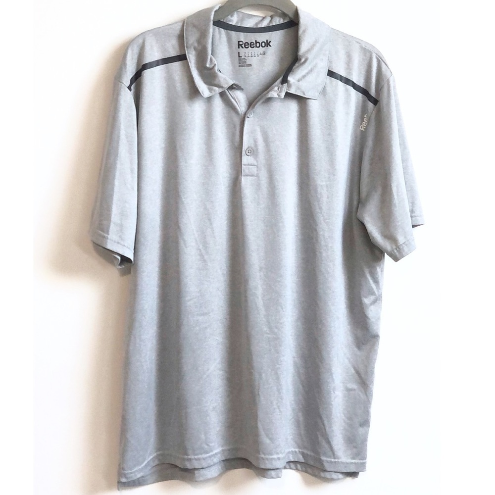 🆕 Reebok men’s short sleeve lightweight polo